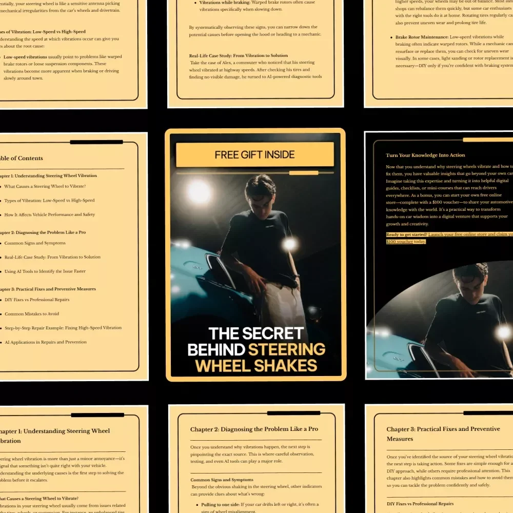 The Secret Behind Steering Wheel Shakes – A Practical Guide Explaining why the steering wheel vibrates for Car Owners & DIY Fixers