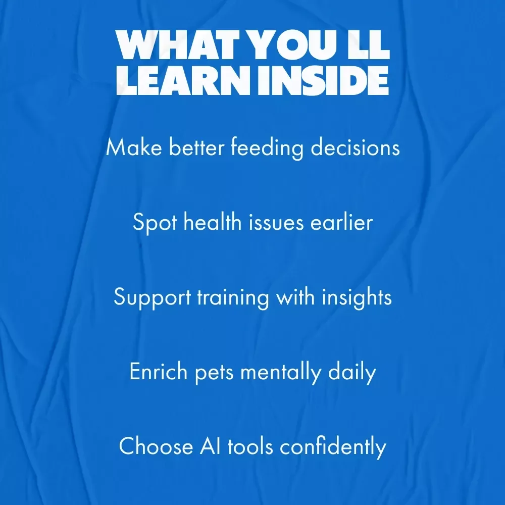 A Friendly Guide to Using AI in Pet Care | Easy Ebook on how to use ai in pet care | Smart Pet Health, Training & Daily Care for Modern Pet Owners