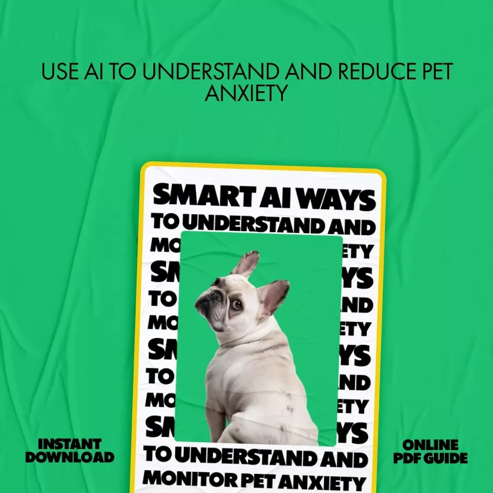 Smart AI Ways to Understand and Monitor Pet Anxiety – Practical Ebook Guide with AI Ways to Monitor Pet Anxiety Levels, Wearables, Apps & Home Monitoring for Dogs and Cats