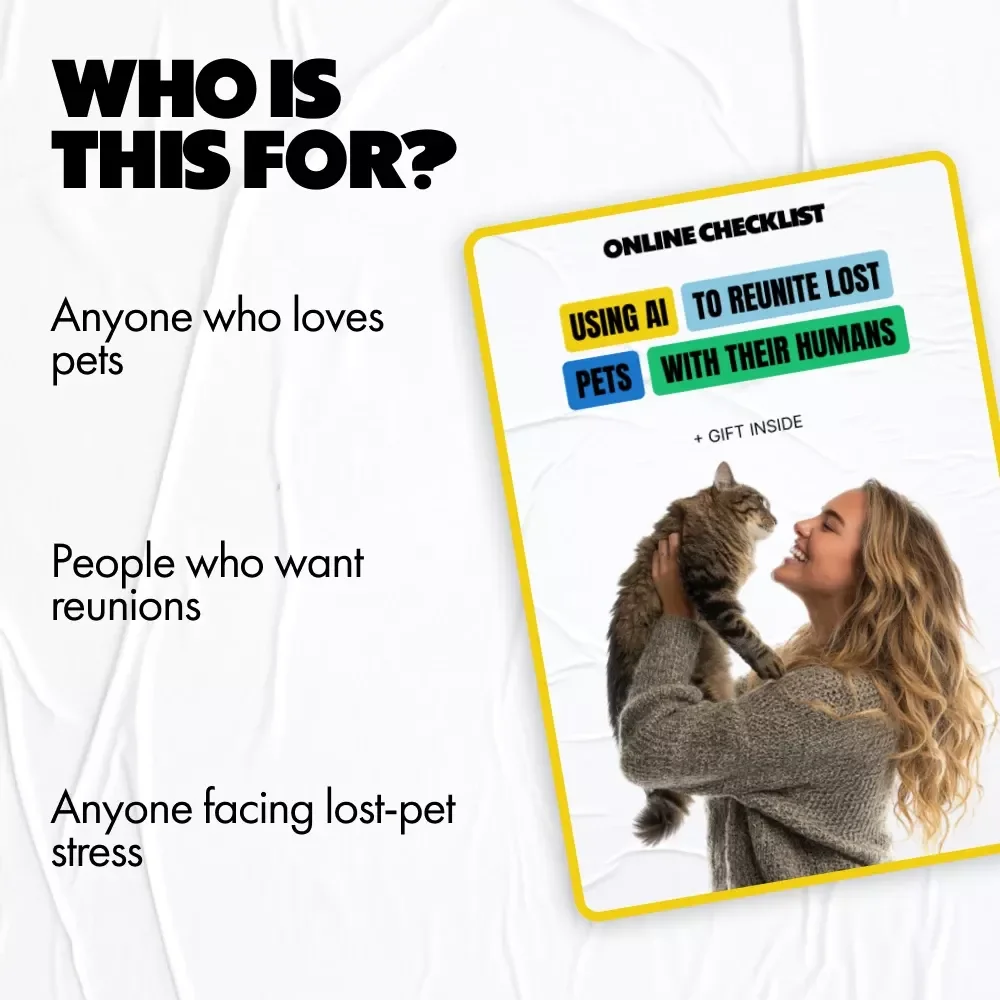 Using AI to Reunite Lost Pets with Their Humans – Step-by-Step Checklist for How to Use AI for Lost Pet Photo Matching