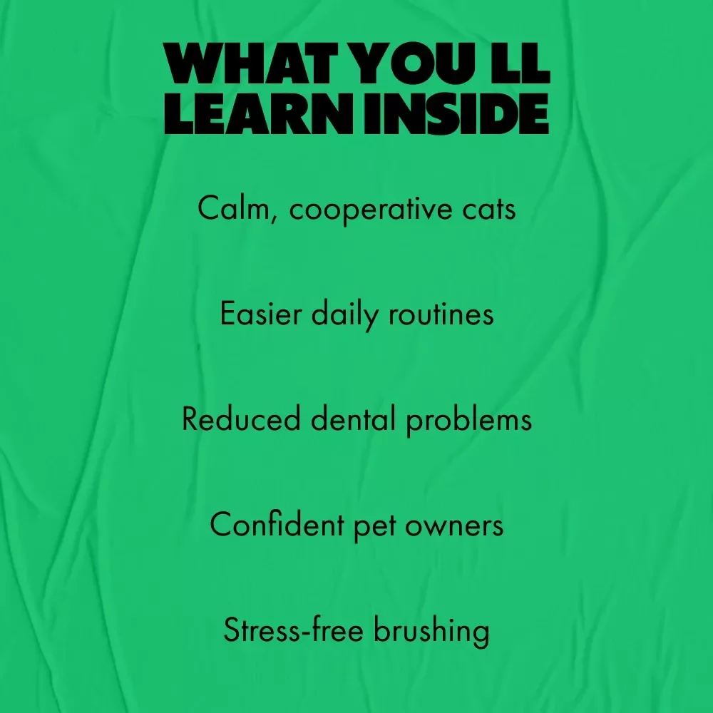 Stress-Free Cat Tooth Brushing: The Ultimate Guide on How to Brush Cat Teeth Without Stress - eBook for Happy, Healthy Felines