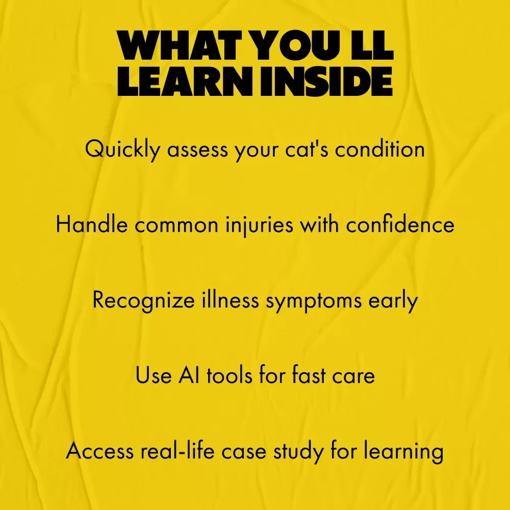 Cat First Aid Essentials: Your Complete Guide to Cat Emergencies, Injuries, and Health Tracking