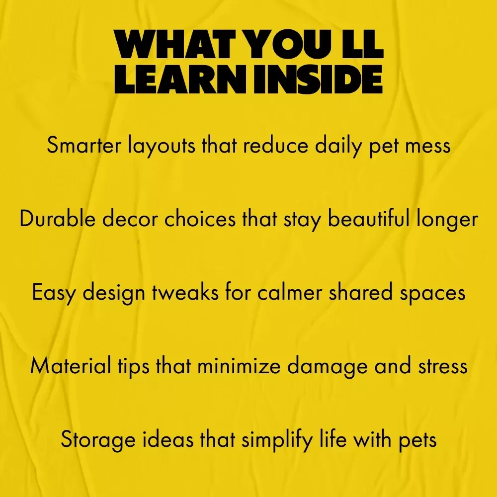Smart & Stylish Ideas for a Truly Pet-Friendly Home | Digital Download Guide | Pet-Friendly Home Decor Tips | eBook & Checklist | Interior Design for Pets