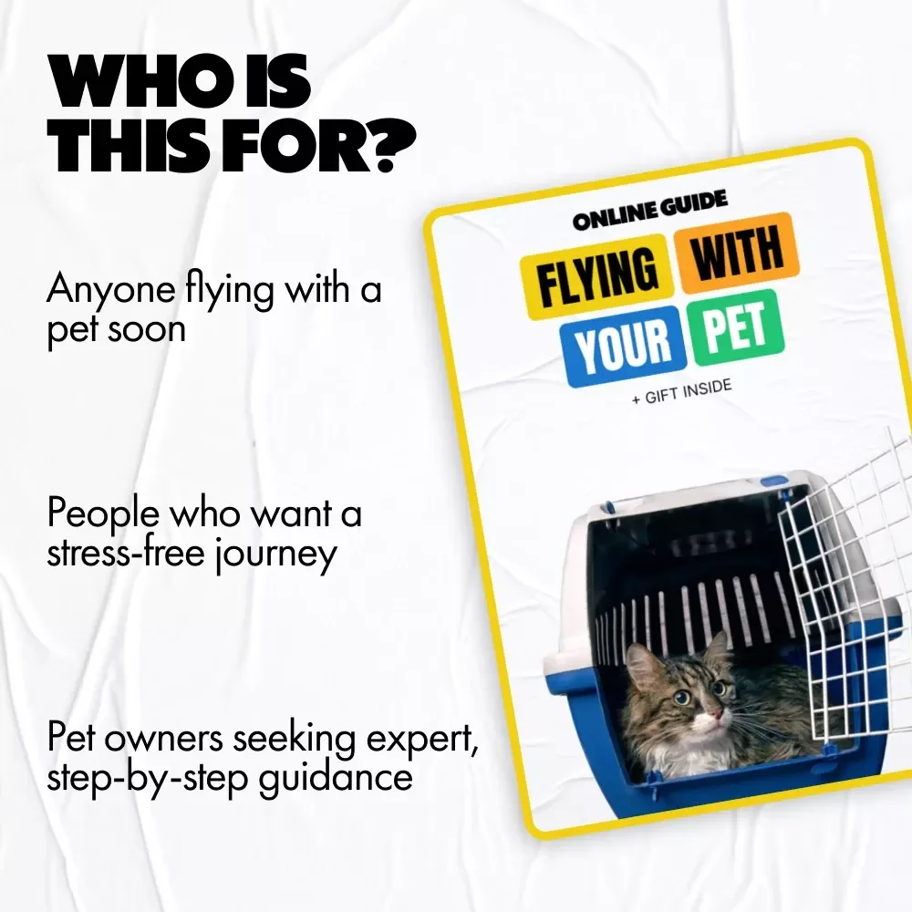 Flying with Your Pet - Digital Download Guide | Tips for Flying with Pets