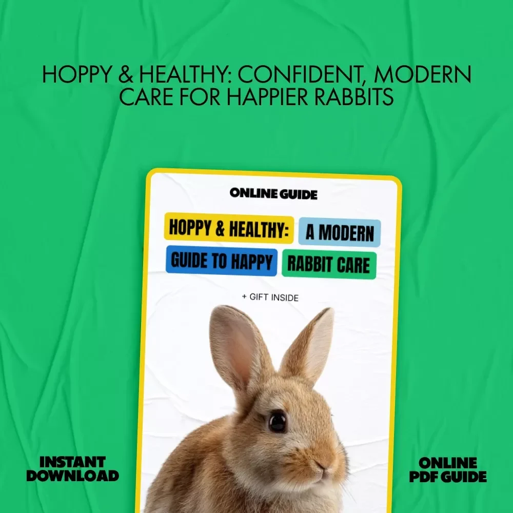 Hoppy & Healthy: A Modern Guide to Happy Rabbit Care | Practical Rabbit Care Tips for New & Experienced Bunny Owners