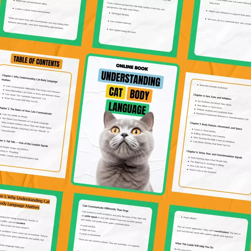 Understanding Cat Body Language: A Clear, Practical eBook Guide for Cat Owners Who Want Happier, Stress-Free Cats