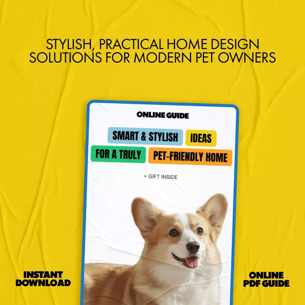 Smart & Stylish Ideas for a Truly Pet-Friendly Home | Digital Download Guide | Pet-Friendly Home Decor Tips | eBook & Checklist | Interior Design for Pets