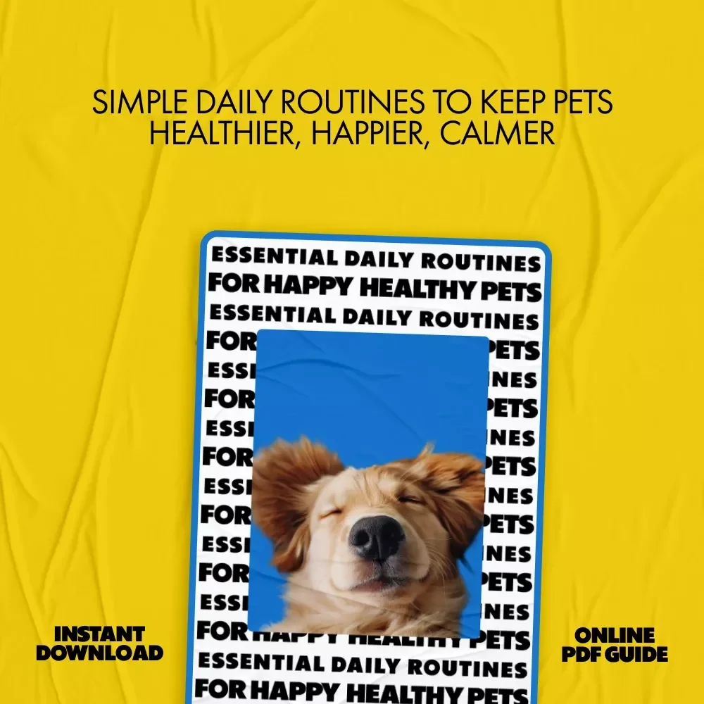 Essential Daily Routines for Happy, Healthy Pets – Practical Guide with Tips for Daily Pet Routines, Feeding, Exercise, Grooming & Wellness