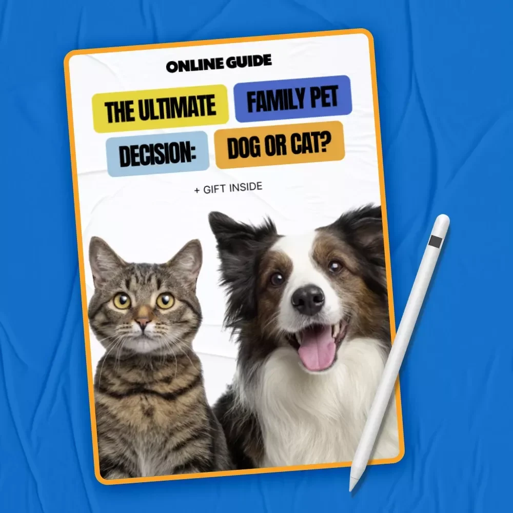 The Ultimate Family Pet Decision: Dog or Cat? | A Practical eBook Guide for Families on how to decide between dog or cat for family