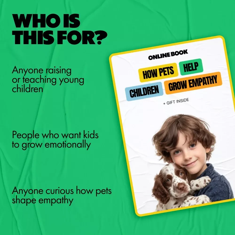 How Pets Help Children Grow Empathy | eBook Guide for Parents | how can pets help children develop empathy | Empathy Learning with Pets Resources
