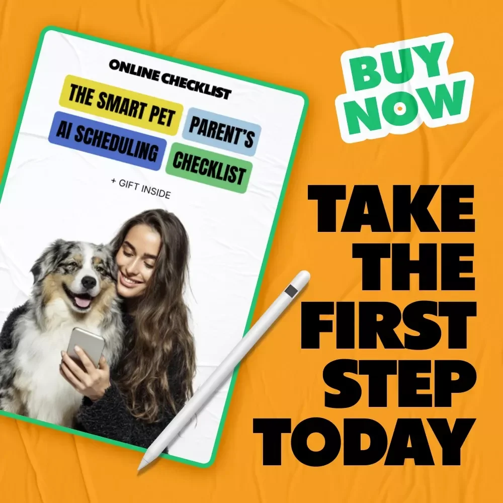 The Smart Pet Parent’s AI Scheduling Checklist | AI for Scheduling Pet Routines, Digital Pet Care Planner, Stress-Free Daily Pet Routine Checklist