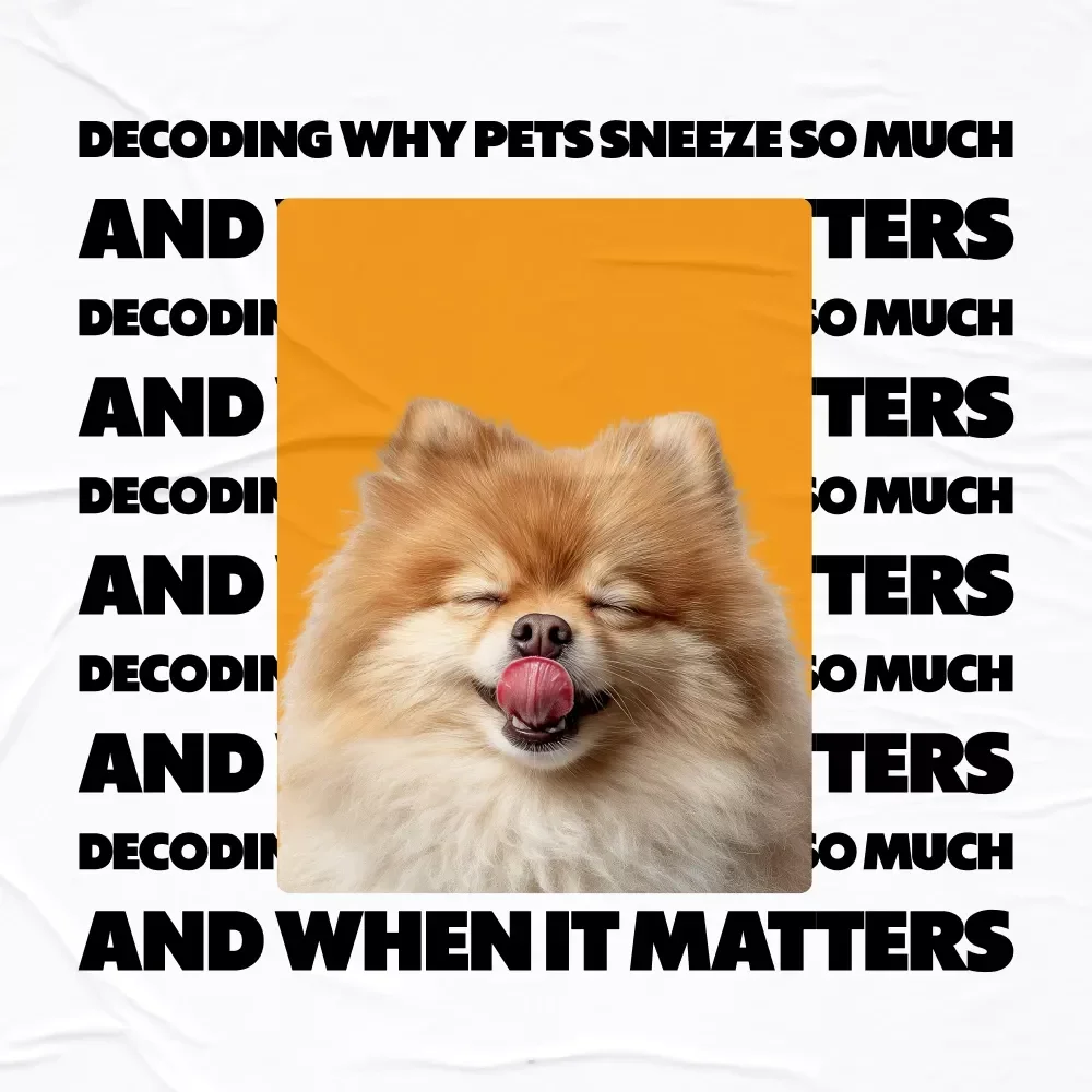 Decoding Why Pets Sneeze So Much (and When It Matters) | Digital Guide for Pet Parents | why pets sneeze a lot Checklist & Tips | Printable eBook
