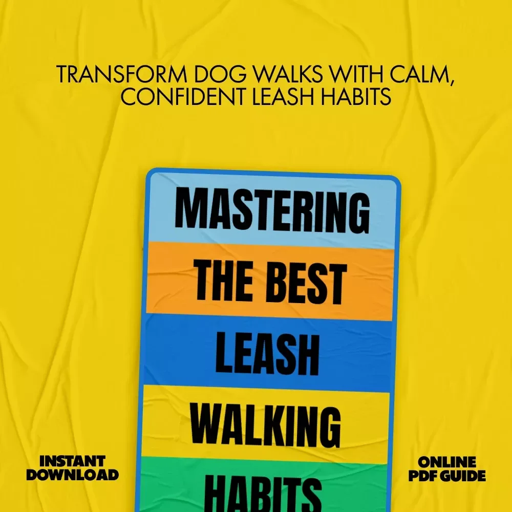 Mastering the Best Leash Walking Habits | Dog Training Digital Download | Loose-Leash Walking Guide | Leash Walking Tips for Calm, Happy Walks | Dog Behavior & Training eBook