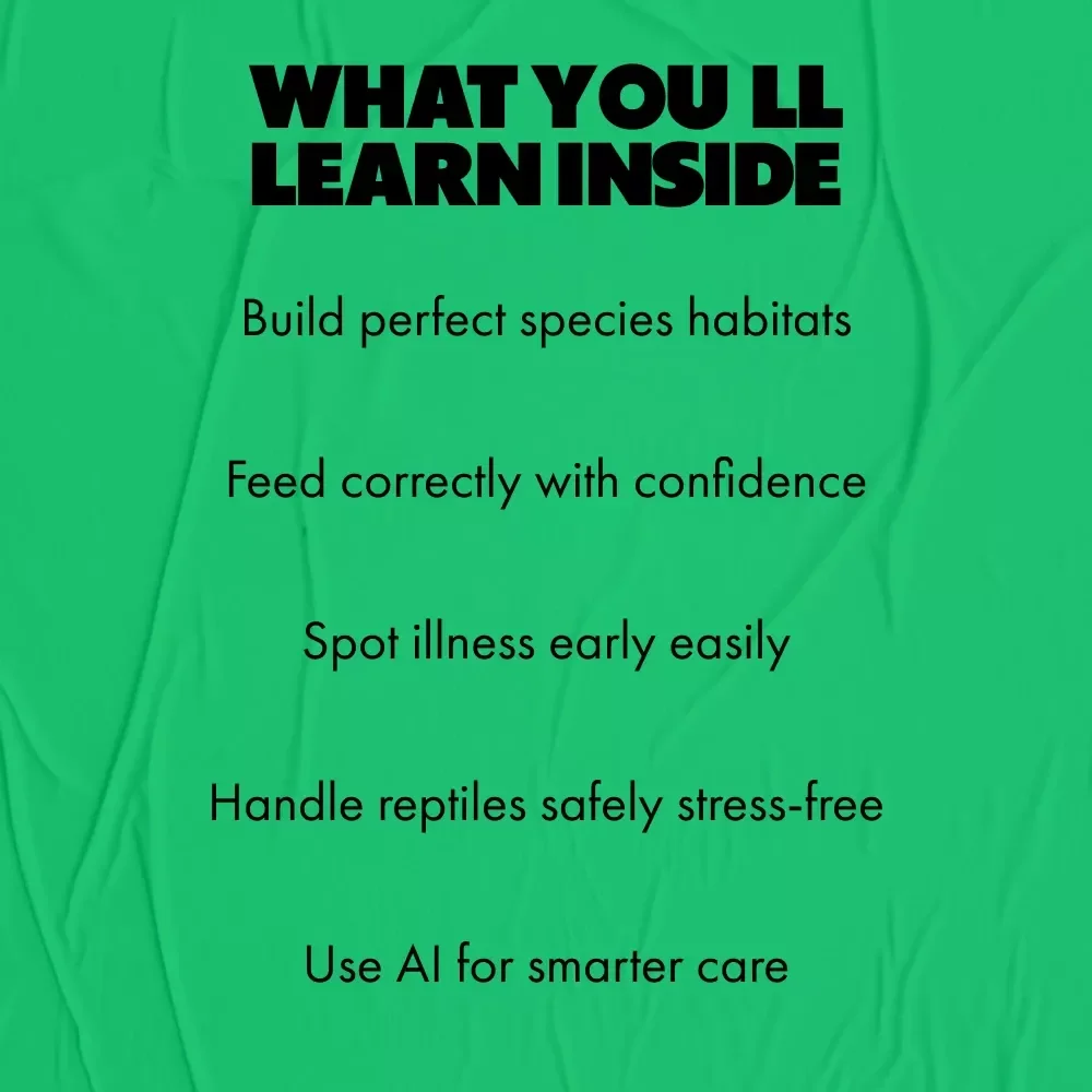 Essential Reptile Care for Healthy, Happy Pets | Reptile Care Basics eBook for Beginner & Experienced Owners | Complete Habitat, Feeding & Health Guide