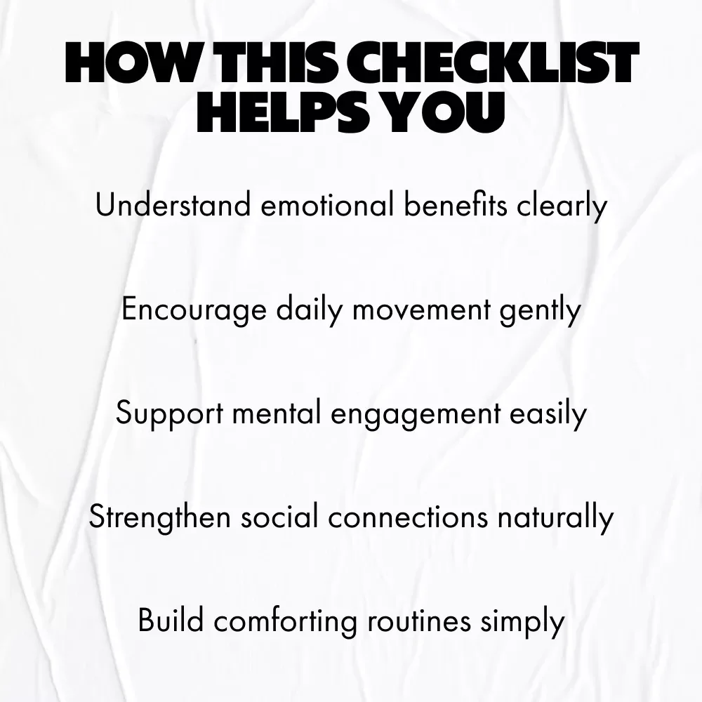 The Golden Years, Made Brighter – A Feel-Good Checklist on the Benefits of Pets for Elderly People | Printable Digital Download