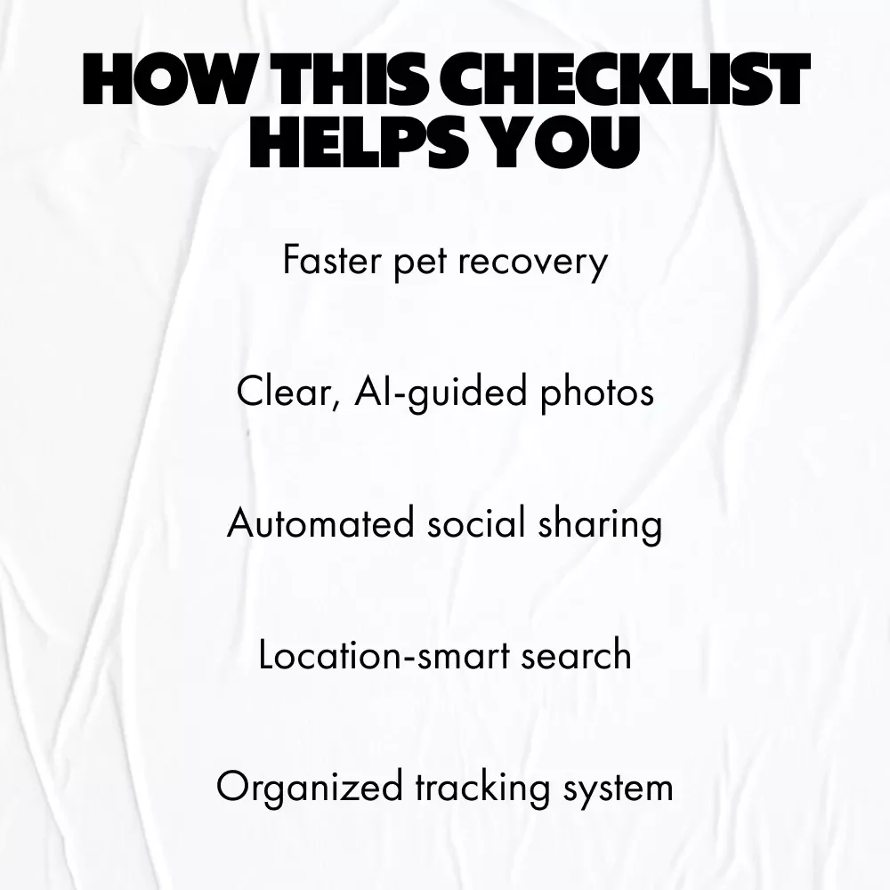 Using AI to Reunite Lost Pets with Their Humans – Step-by-Step Checklist for How to Use AI for Lost Pet Photo Matching