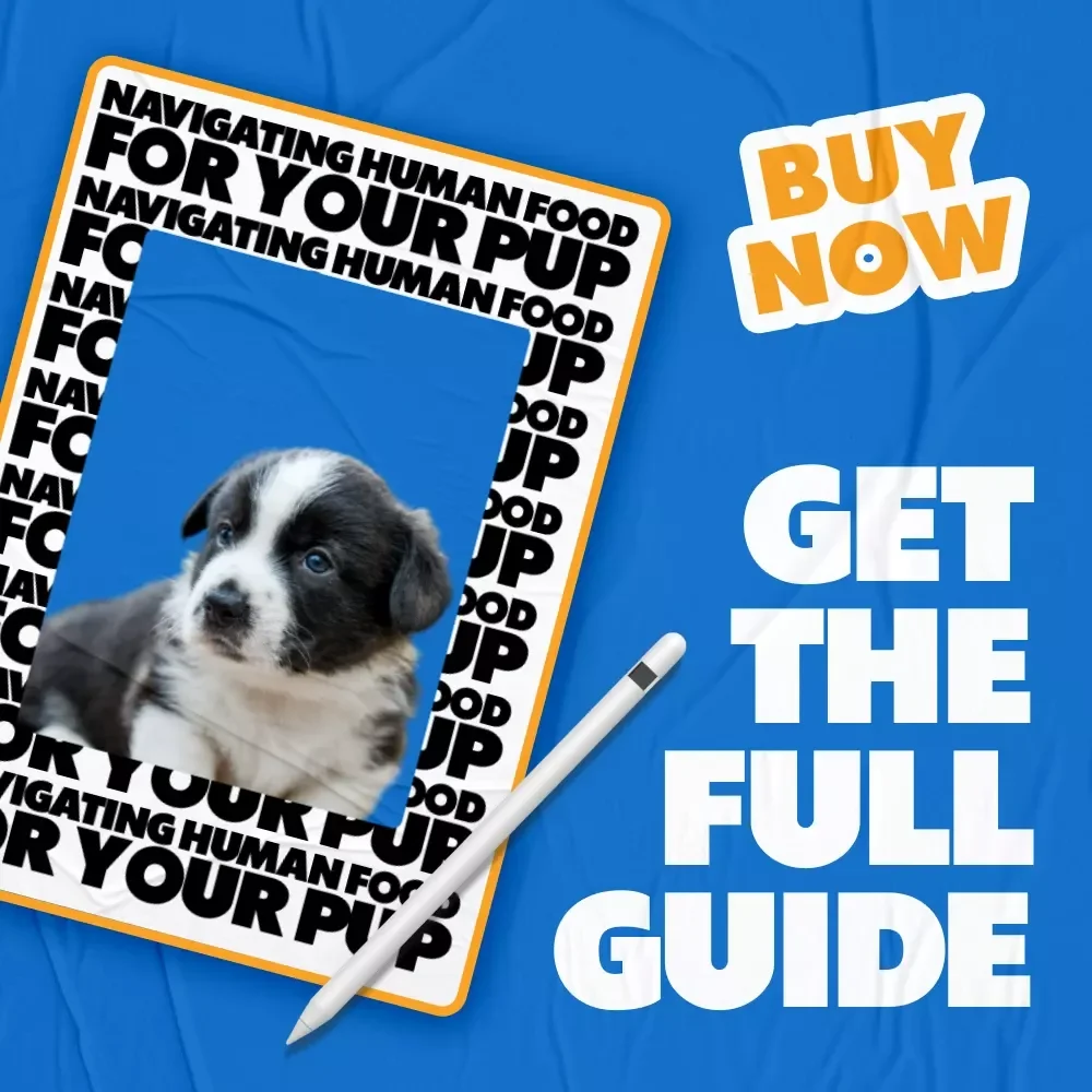 Navigating Human Food for Your Pup – Practical Dog Feeding eBook Answering “can I feed my dog human food” | Safe Foods, Toxic Foods & Easy Meal Planning Guide