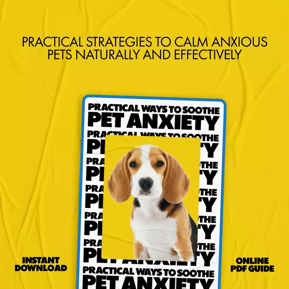 Practical Ways to Soothe Pet Anxiety | Actionable eBook Guide for Pet Anxiety Calming Options & Happier Pets