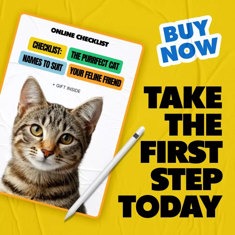 Checklist: The Purrfect Cat Names to Suit Your Feline Friend - Most Popular & Unique Cat Names