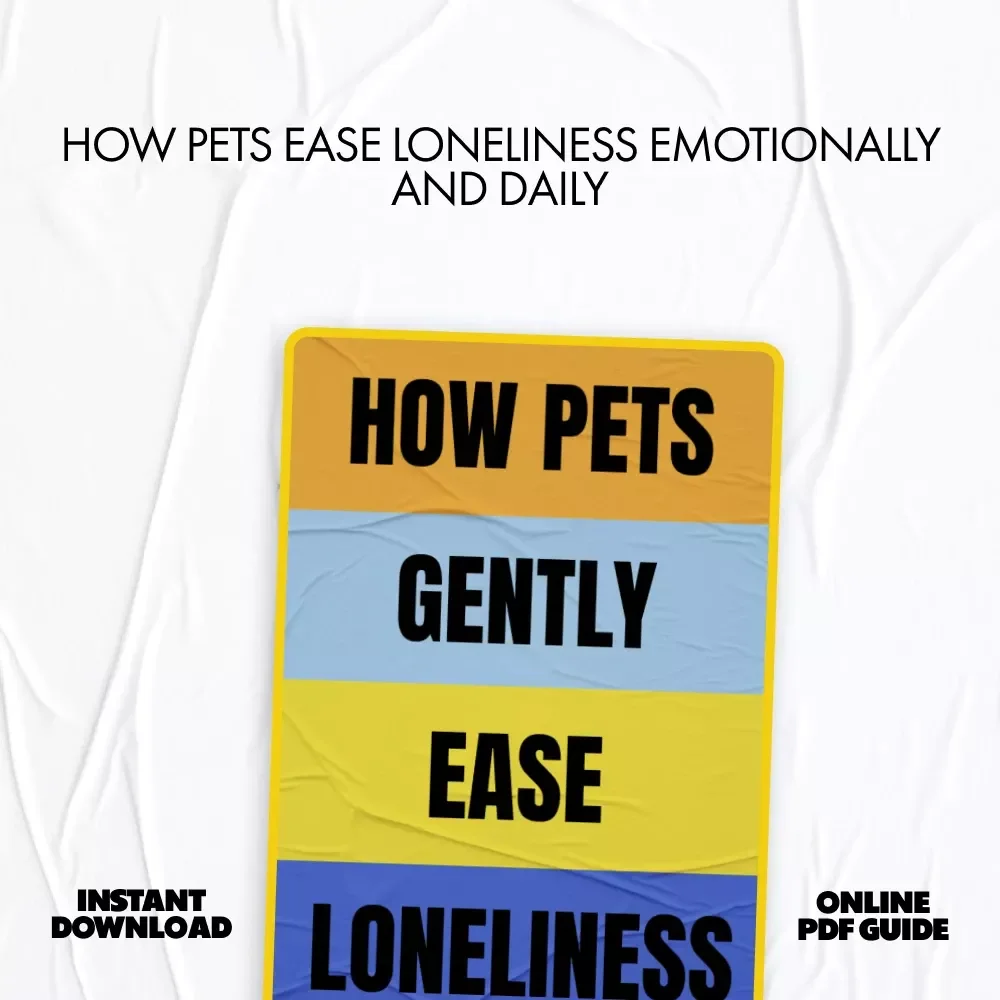 How Pets Gently Ease Loneliness – A Practical Guide on how can pets help with loneliness, Emotional Support, Connection & Daily Comfort