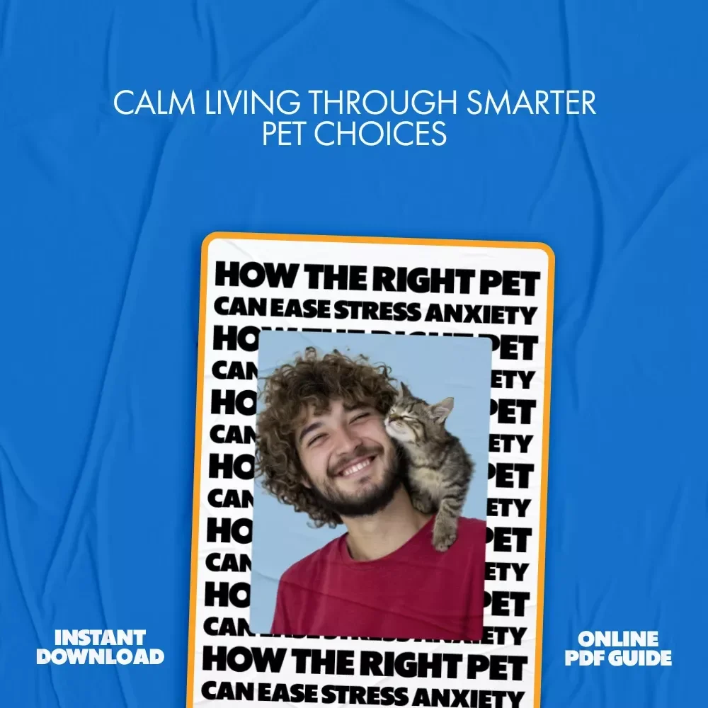 How the Right Pet Can Ease Stress & Anxiety – A Practical Guide to Choosing Pets That Help Reduce Stress and Anxiety for a Calmer, Balanced Life