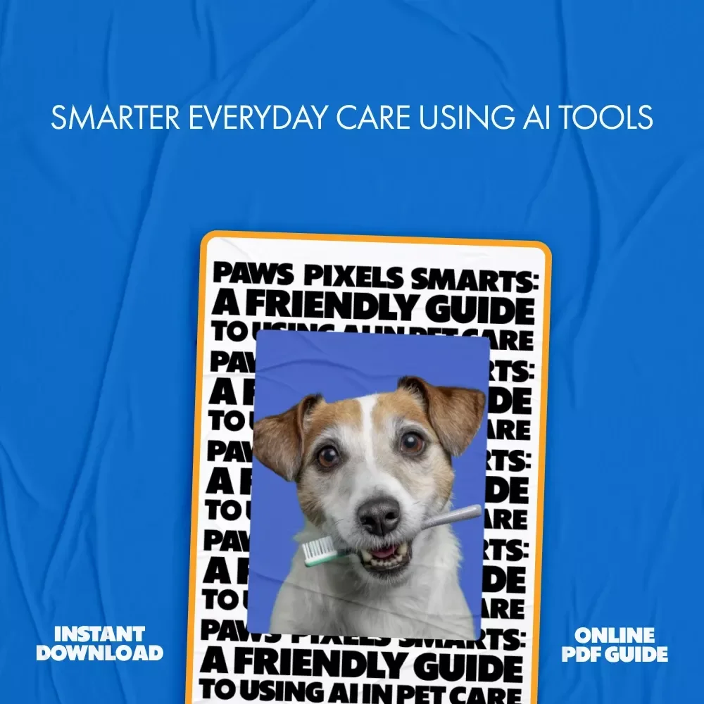 A Friendly Guide to Using AI in Pet Care | Easy Ebook on how to use ai in pet care | Smart Pet Health, Training & Daily Care for Modern Pet Owners