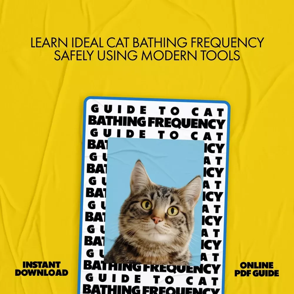 Guide to Cat Bathing Frequency – eBook for Cat Owners | Learn How Often Should I Bathe My Cat, Safe Bathing Schedules & Stress-Free Care