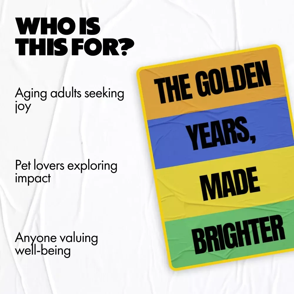 The Golden Years, Made Brighter – A Feel-Good Checklist on the Benefits of Pets for Elderly People | Printable Digital Download