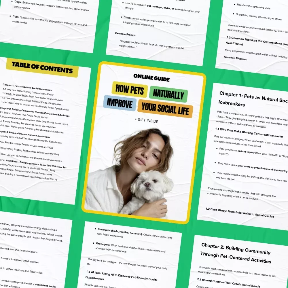How Pets Naturally Improve Your Social Life – A Practical Guide Exploring How Can Pets Improve Social Life Through Real-World Habits, Community Building, and AI-Powered Insights