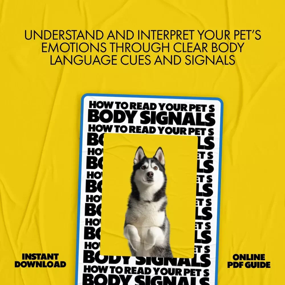 How to Read Your Pet’s Body Signals | how to read pet body signals eBook | Digital Download Guide for Understanding Pet Emotions & Communication