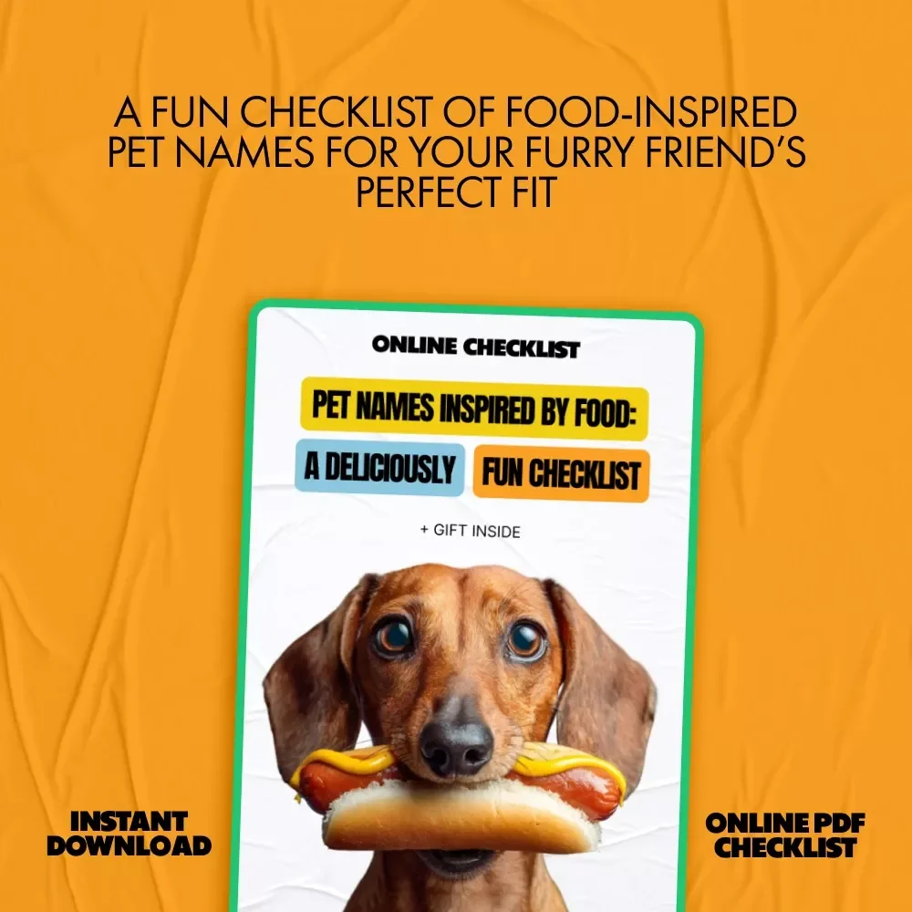 Pet Names Inspired by Food: A Deliciously Fun Checklist – Creative Pet Naming Guide