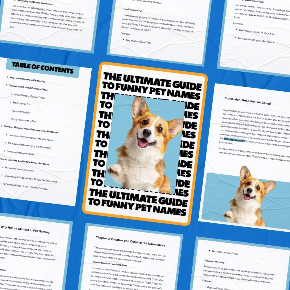 The Ultimate Guide to Funny Pet Names: Creative & Comical Ideas for Your Furry Friend