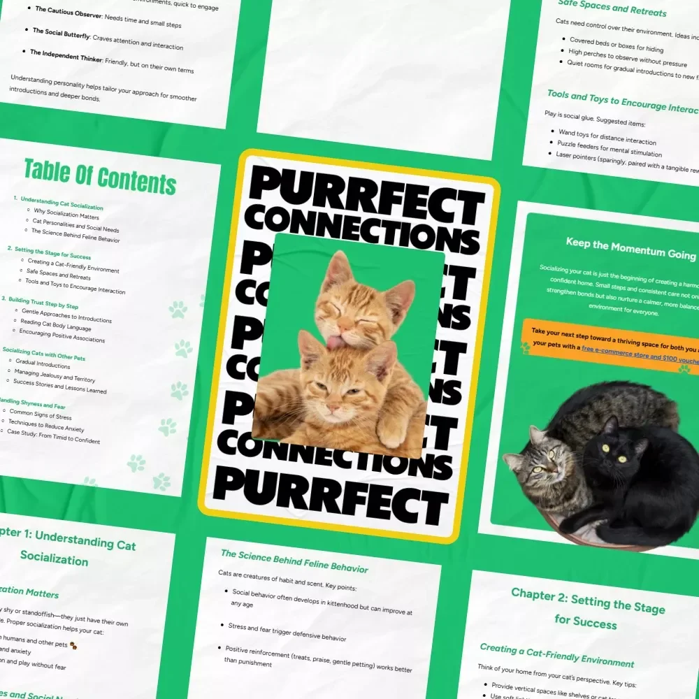 Purrfect Connections: The Ultimate eBook Guide to Cat Socialization Ideas