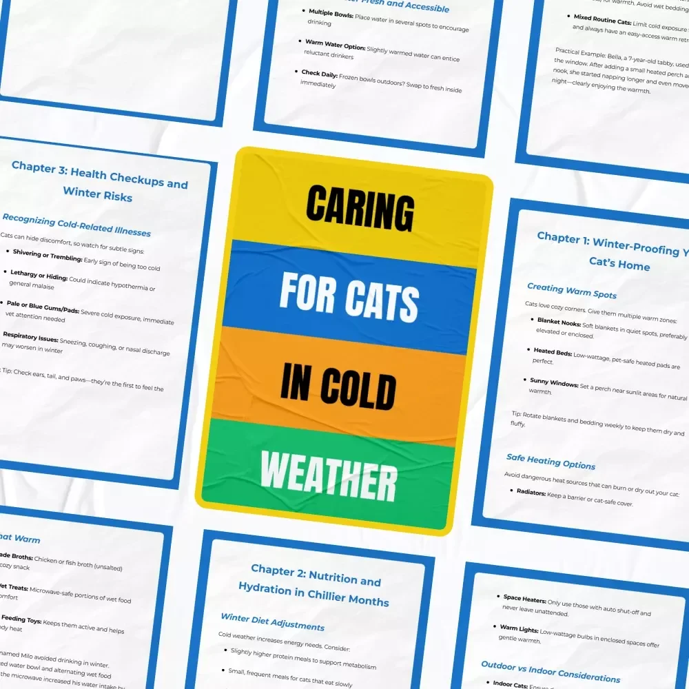 Caring for Cats in Cold Weather: Essential Winter Care Guide, Tips & Checklists
