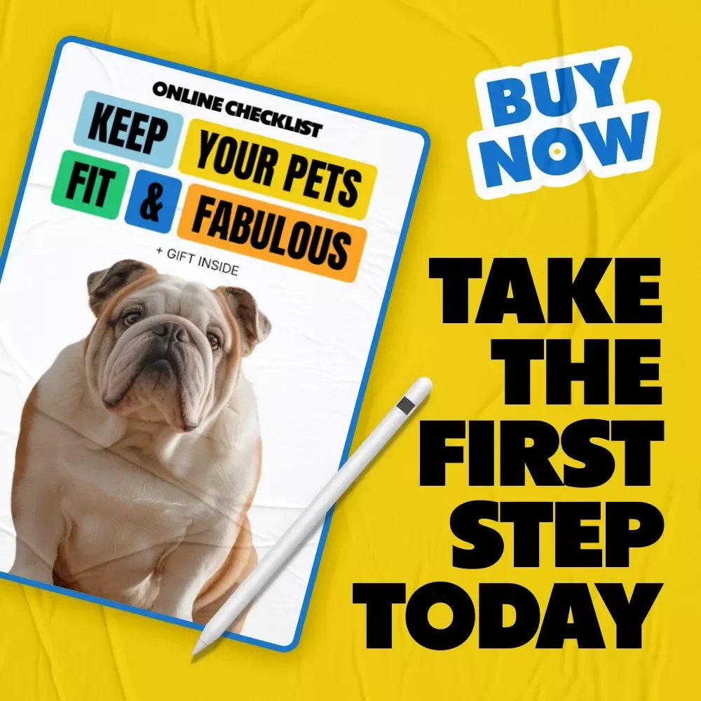 Keep Your Pets Fit & Fabulous Checklist | Digital Pet Wellness Guide | how to avoid pet obesity problems | Printable Pet Weight Tracker & Activity Planner