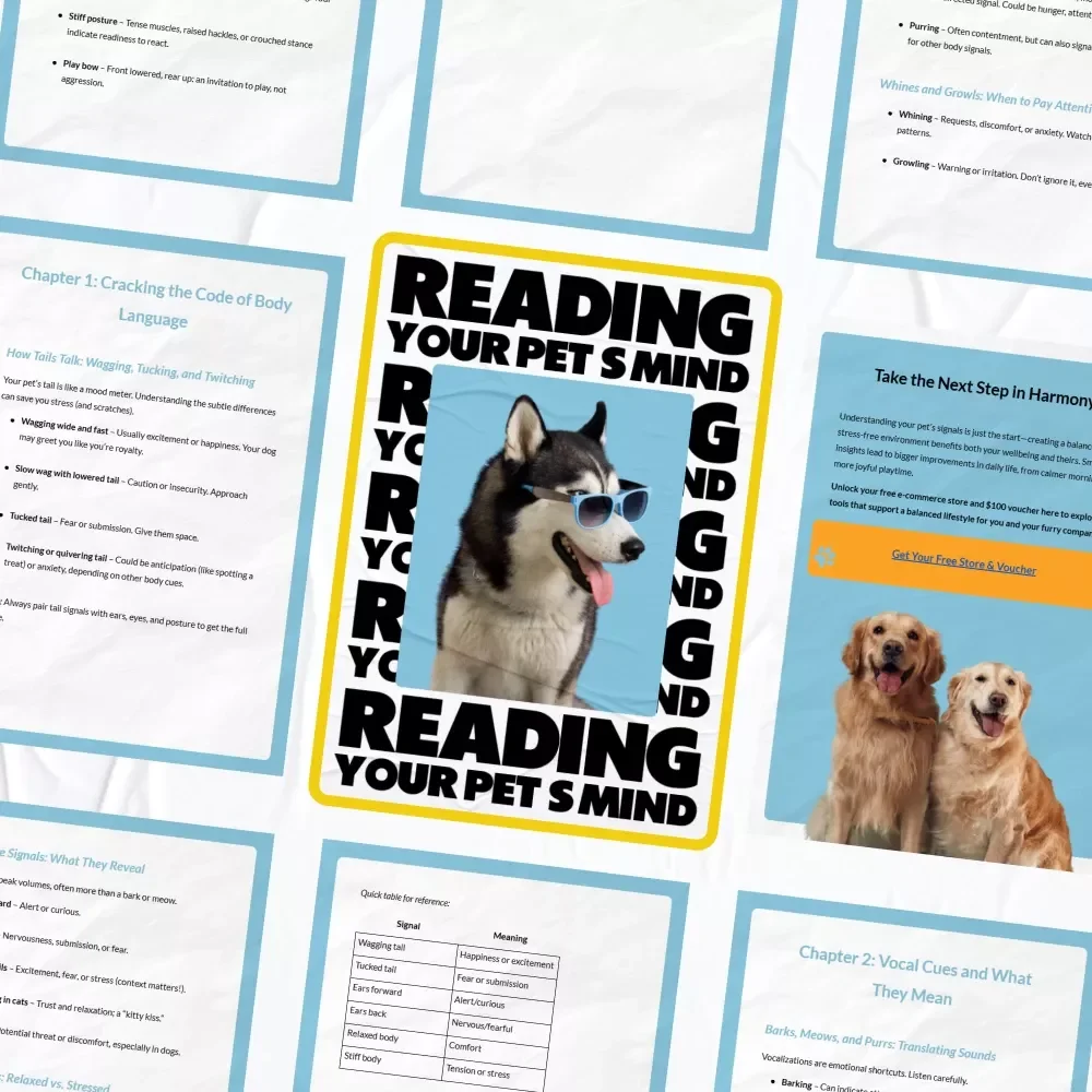 Reading Your Pet’s Mind - Digital Guide: Pet Behavior Signals Decoded to Understand Dog Cat Body Language, Vocal Cues & AI Tools