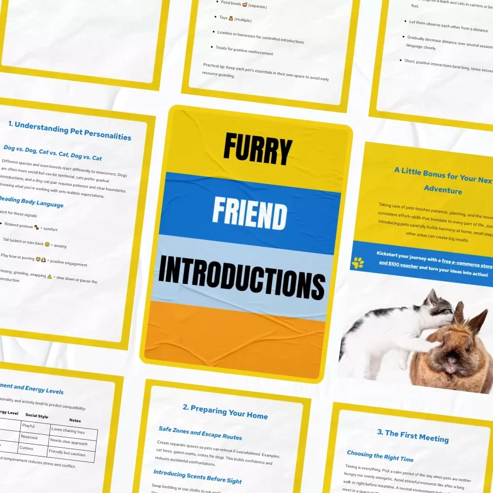 Furry Friend Introductions: The Ultimate eBook Guide to Introducing Pets to Each Other