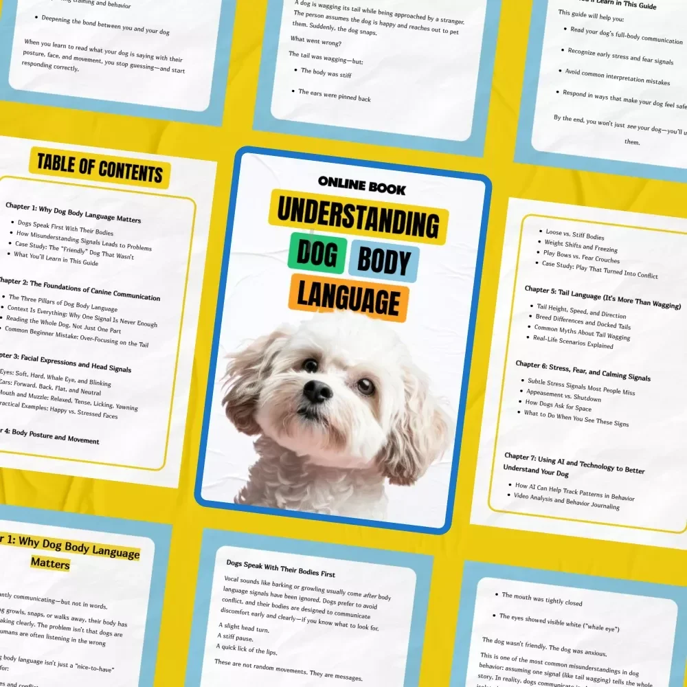 Understanding Dog Body Language – A Practical Ebook Guide to Understanding Dog Body Language for Confident, Safer, Happier Dogs