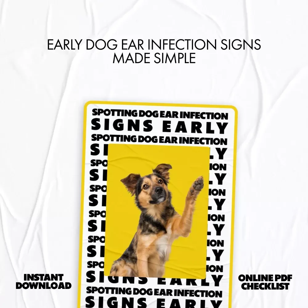 Spotting Dog Ear Infection Signs Early | Dog Ear Infection Guide, Early Warning Checklist, Pet Health eBook, Puppy Care Digital Download, Vet-Recommended Ear Care Tips
