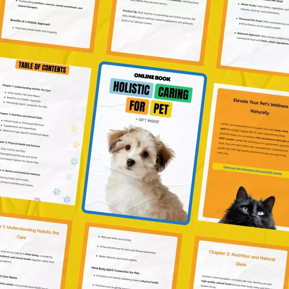 Holistic Caring for Pet: Essential Guide to Holistic Pet Care Basics eBook for Nutrition, Wellness, and Preventive Health