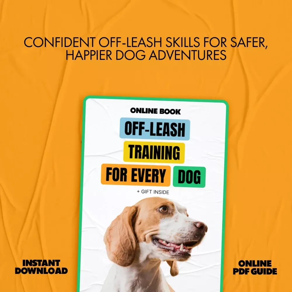 Off-Leash Training Tips for Every Dog | Dog Training Guide eBook | Digital Download for Reliable Recall, Focus & Confident Off-Leash Walking