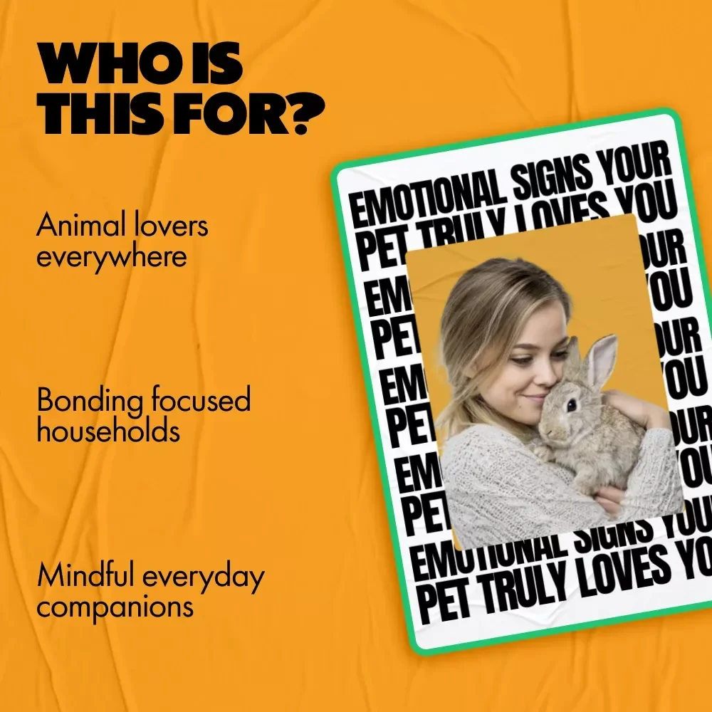 Emotional Signs Your Pet Truly Loves You – Printable Checklist to Spot Emotional Signs Your Pet Loves You