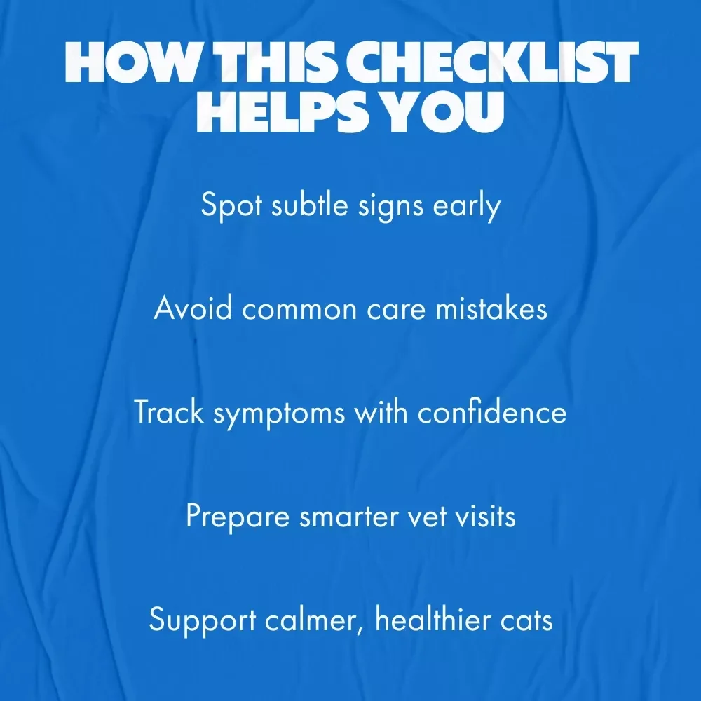 Spotting Cat Ear Infection Signs Early | Printable Pet Health Checklist | Digital Download for Cat Owners | Cat Care Guide for Noticing cat ear infection signs Fast