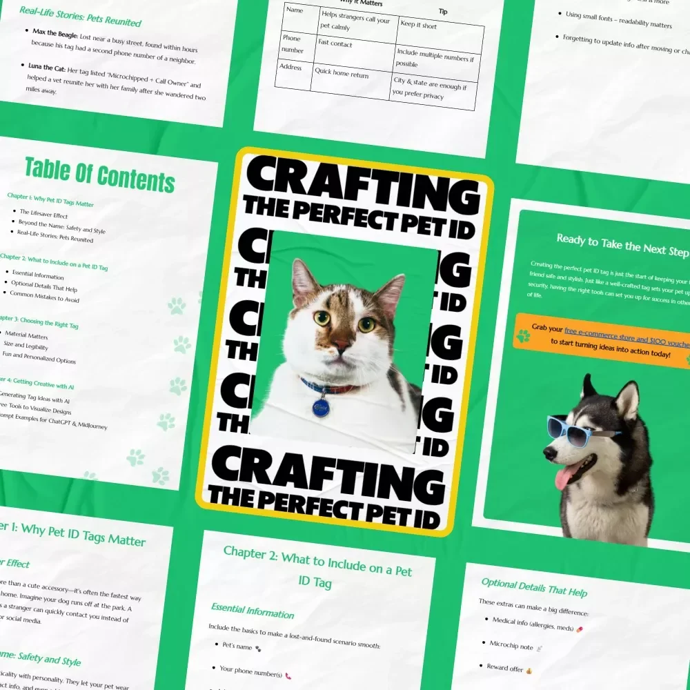 Crafting the Perfect Pet ID | The Essential Digital Guide to Pet ID Tags: What to Include & Why It Matters