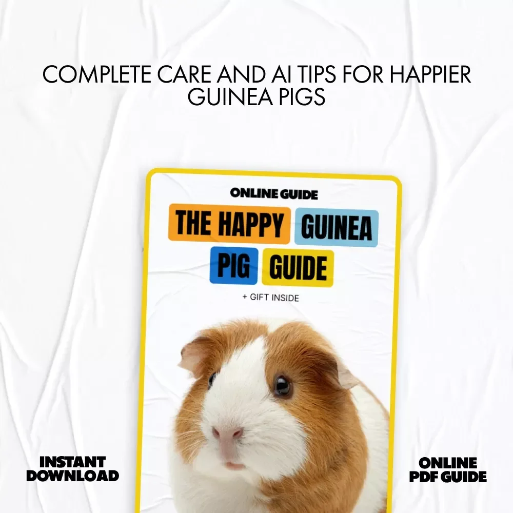 The Happy Guinea Pig Guide – Ultimate Guide to Guinea Pig Care Needs, Housing, Nutrition & Happy Pets (Digital Download)
