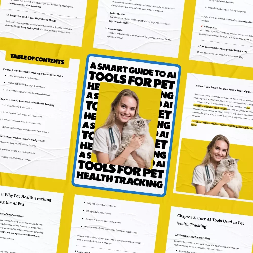 A Smart Guide to AI Tools for Pet Health Tracking | Practical Ebook on ai tools for pet health tracking, Wearables, Apps & Smarter Pet Care