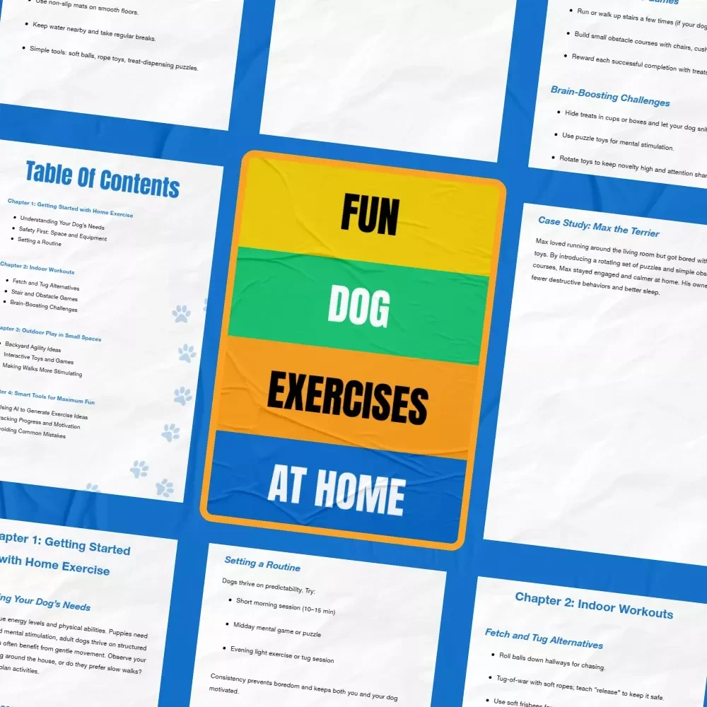 Fun Dog Exercises at Home Guide - Dog Exercise Ideas for Indoor & Outdoor Play