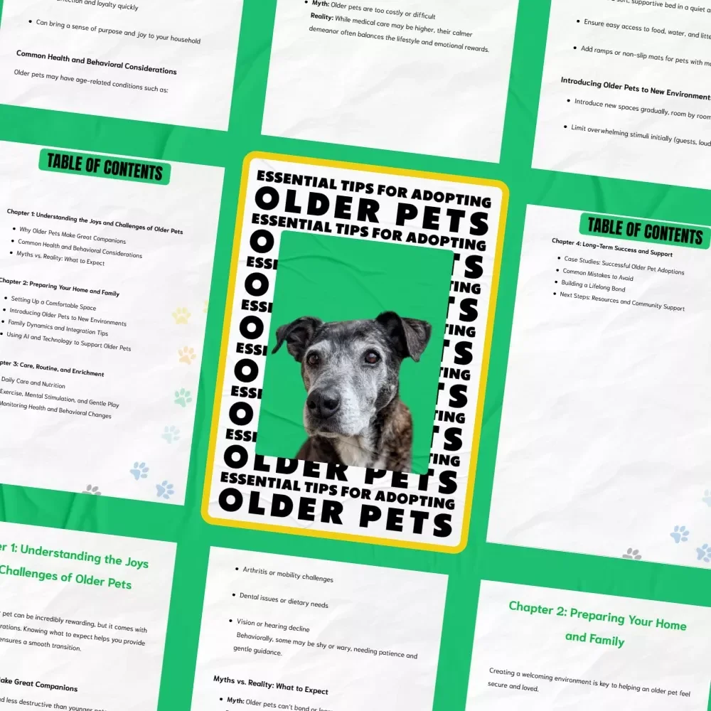 Essential Tips for Adopting Older Pets | Practical Guide with Proven Tips for Adopting Older Pets & Creating a Loving Forever Home