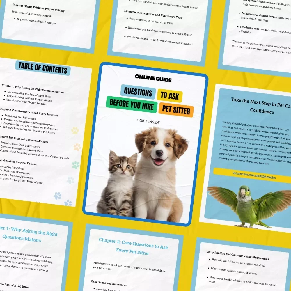 Questions to Ask Before You Hire Pet Sitter – Essential Guide with the Best Pet Sitter Questions to Ask for Confident, Stress-Free Pet Care