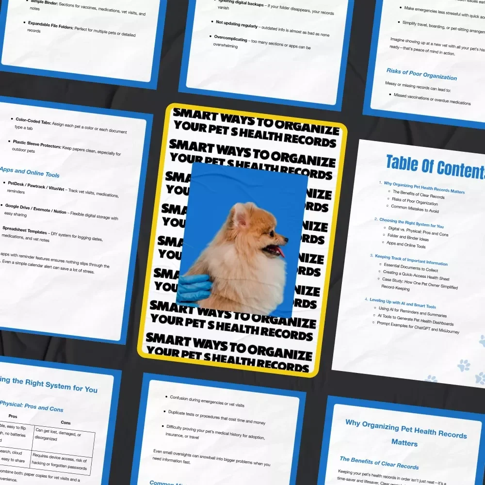 Smart Ways to Organize Your Pet’s Health Records: A Digital Guide to Simplify Pet Care